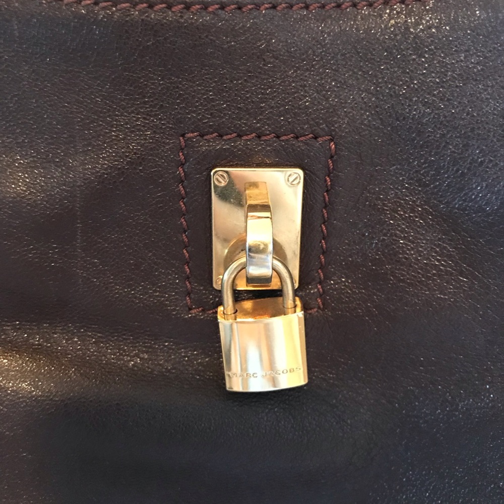Marc Jacobs- lamb leather handbag- Made in Italy - Picture 7 of 11